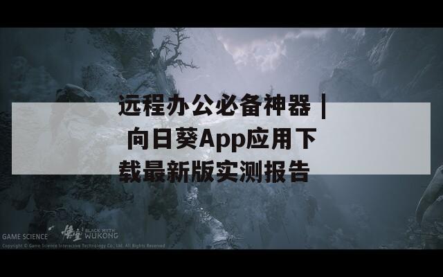 远程办公必备神器 | 向日葵App应用下载最新版实测报告
